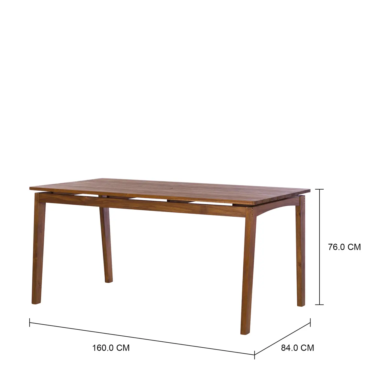 MESA 1,60 M X 84 CM NORONHA - NOZES - Foto 4