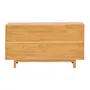 BUFFET 2 PORTAS DE CORRER COM PALHINHA 1,40 M X 40 CM PALHANDI - AMÊNDOA/NATURAL - Foto 7
