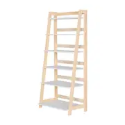 ESTANTE 64 CM X 1,42 M CAMÉLIA - NATURAL WASHED/BRANCO - Foto 2