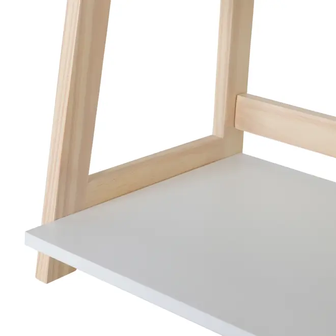 ESTANTE 64 CM X 1,42 M CAMÉLIA - NATURAL WASHED/BRANCO - Foto 6