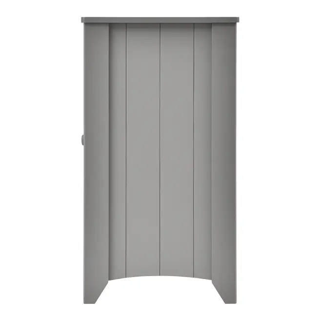 CÔMODA 4 GAVETAS/1 PORTA 1,22 M X 50 CM MON DIEU - GRIS BRULÉ - Foto 3