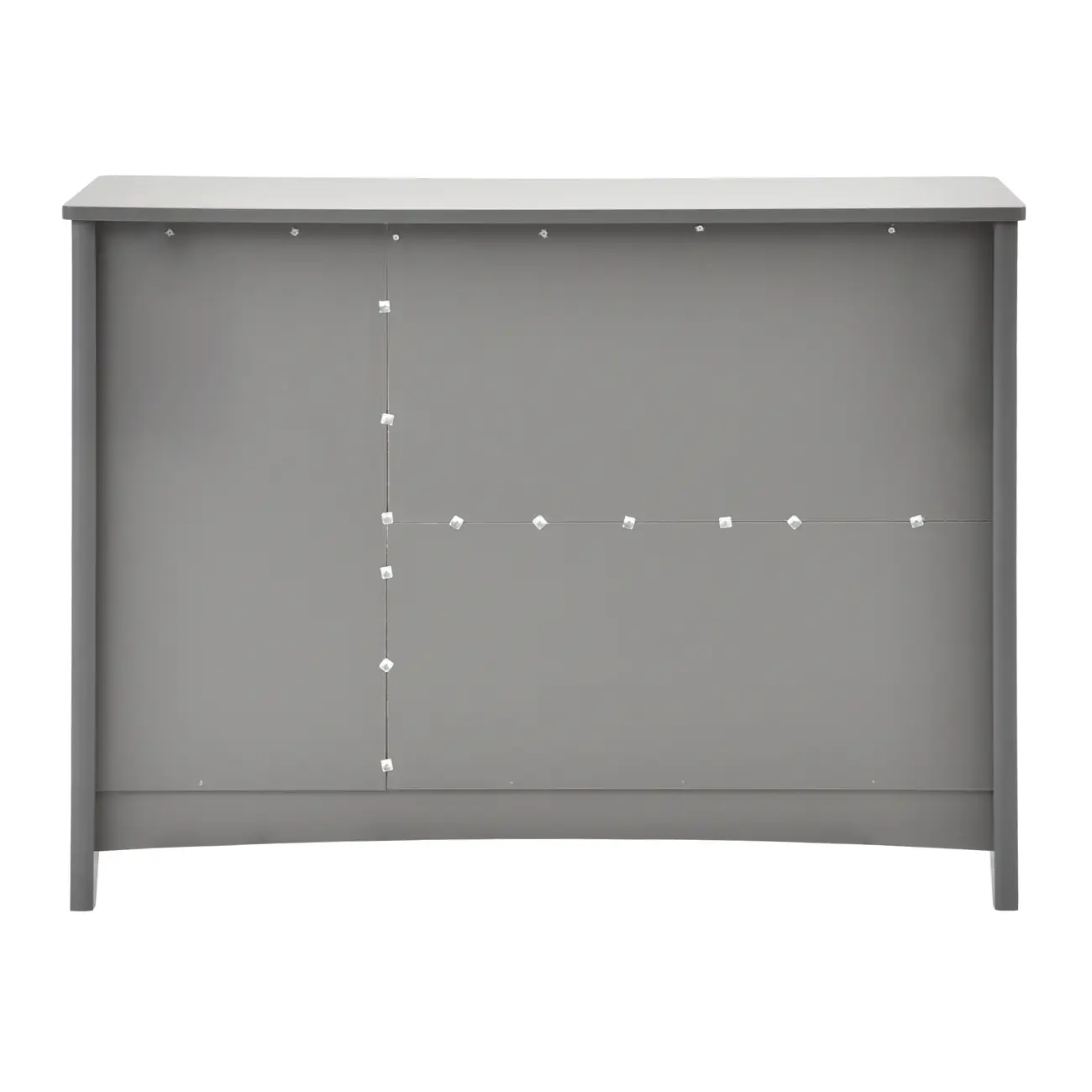CÔMODA 4 GAVETAS/1 PORTA 1,22 M X 50 CM MON DIEU - GRIS BRULÉ - Foto 5