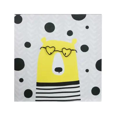 TELA 28 CM X 28 CM GEEK&FUN BEAR