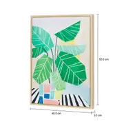 QUADRO 40 CM X 50 CM LOW POLY I - PINUS NATURAL/CORES CALEIDOCOLOR - Foto 3