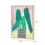 QUADRO 40 CM X 50 CM LOW POLY II - PINUS NATURAL/CORES CALEIDOCOLOR - Foto 3