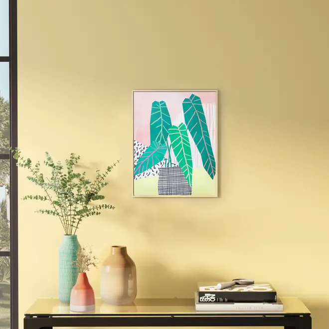 QUADRO 40 CM X 50 CM LOW POLY II - PINUS NATURAL/CORES CALEIDOCOLOR - Foto 4