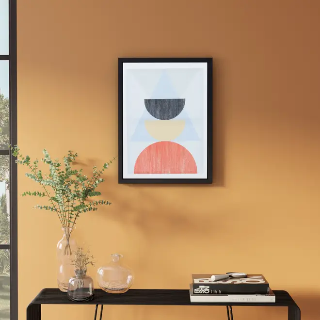 QUADRO 45 CM X 60 CM HARMONIC GEO II - PRETO/MULTICOR - Foto 4