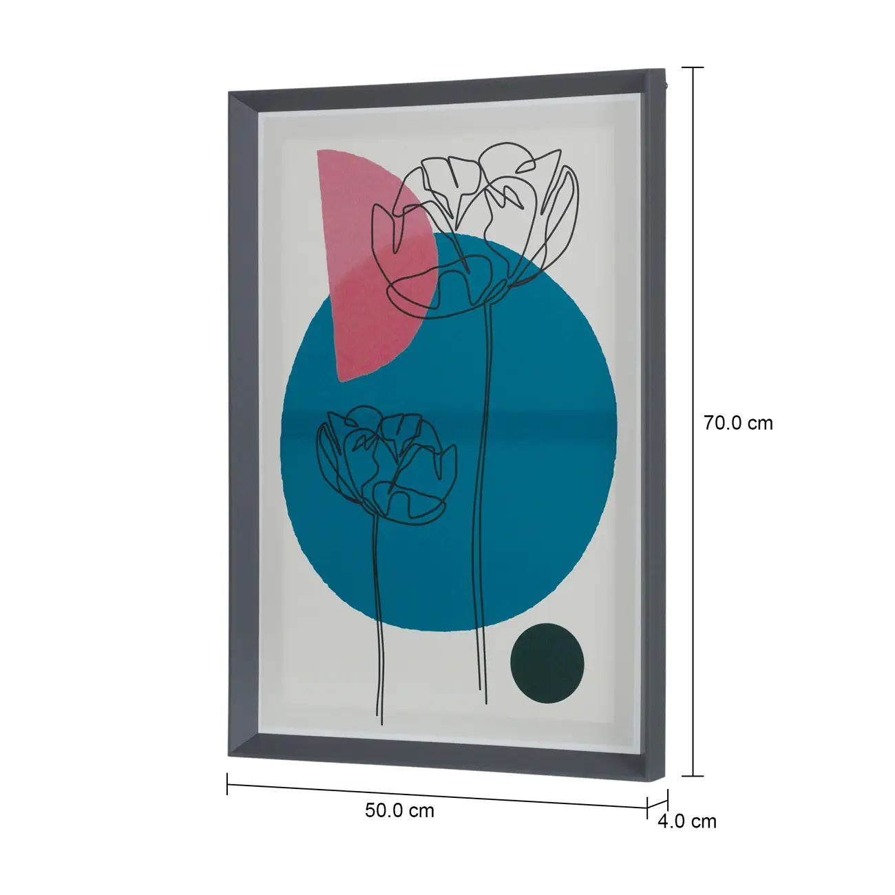 QUADRO 50 CM X 70 CM ILLUSTRA - KONKRET/MULTICOR - Foto 3