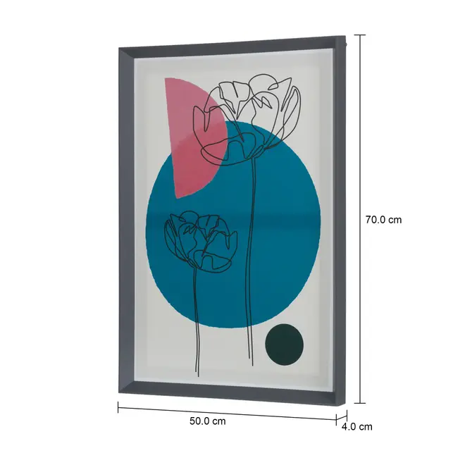 QUADRO 50 CM X 70 CM ILLUSTRA - KONKRET/MULTICOR - Foto 3