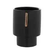VASO 15 CM TROPHY - PRETO/OURO - Foto 3