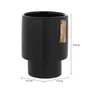 VASO 15 CM TROPHY - PRETO/OURO - Foto 4