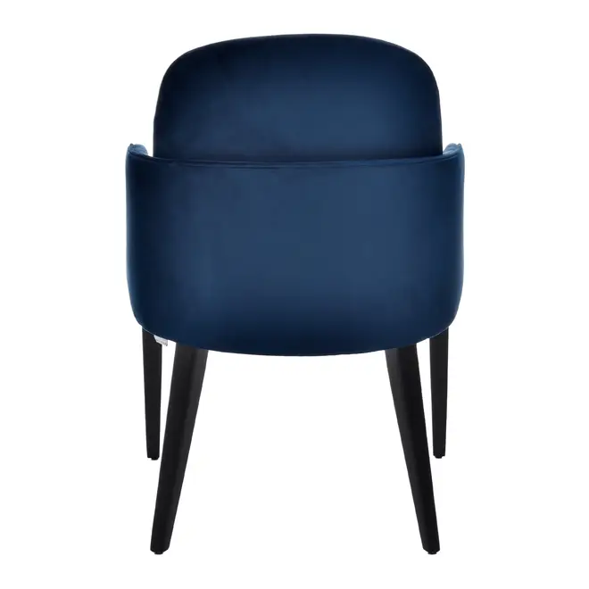 CADEIRA COM BRAÇOS ERTE - PRETO/GALAXY BLUE - Foto 5