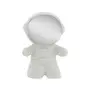 ADORNO MESA 8 CM COSMO NAUTA - BRANCO/PRATA - Foto 1
