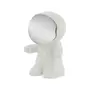 ADORNO MESA 8 CM COSMO NAUTA - BRANCO/PRATA - Foto 2