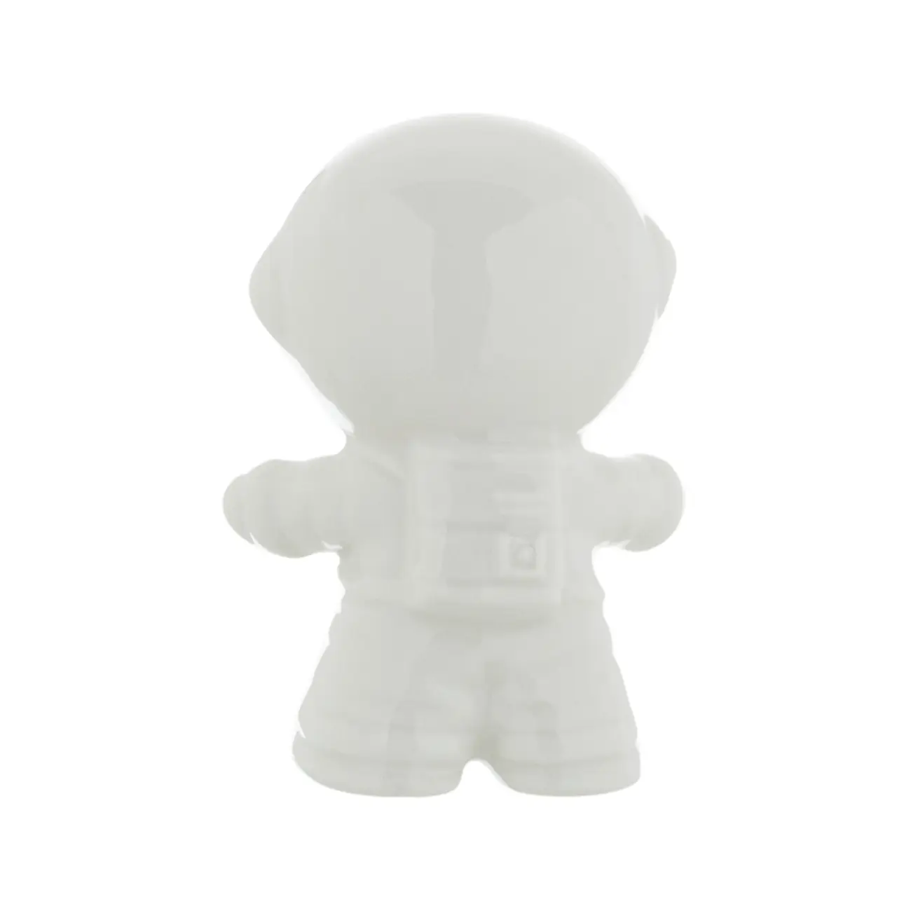 ADORNO MESA 8 CM COSMO NAUTA - BRANCO/PRATA - Foto 4