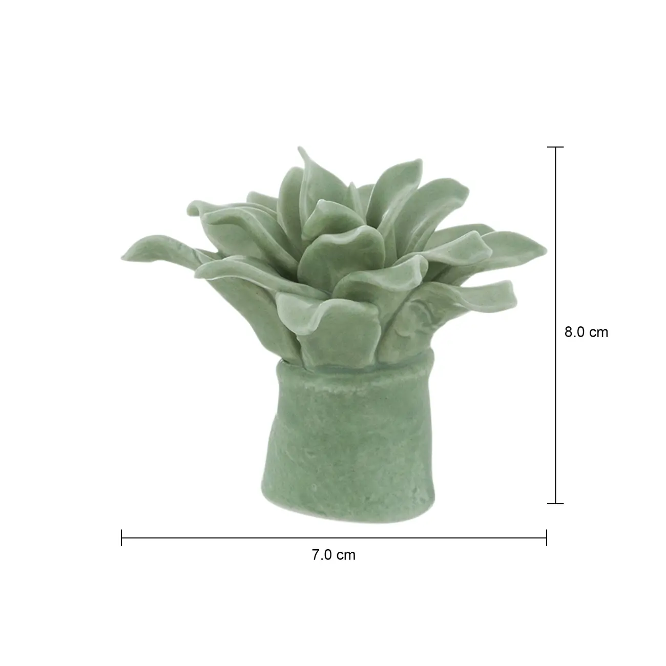 ADORNO 8 CM PLANTINHA - SÁLVIA - Foto 4