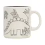 CANECA 270 ML BENTOSSAURO - OFF WHITE/PRETO - Foto 1