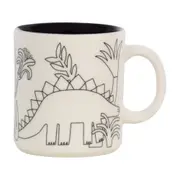 CANECA 270 ML BENTOSSAURO - OFF WHITE/PRETO - Foto 2