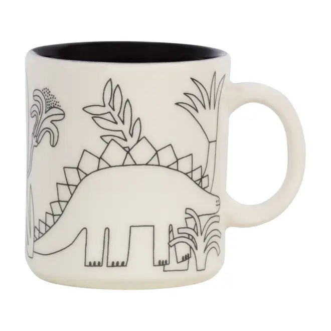 CANECA 270 ML BENTOSSAURO - OFF WHITE/PRETO - Foto 2