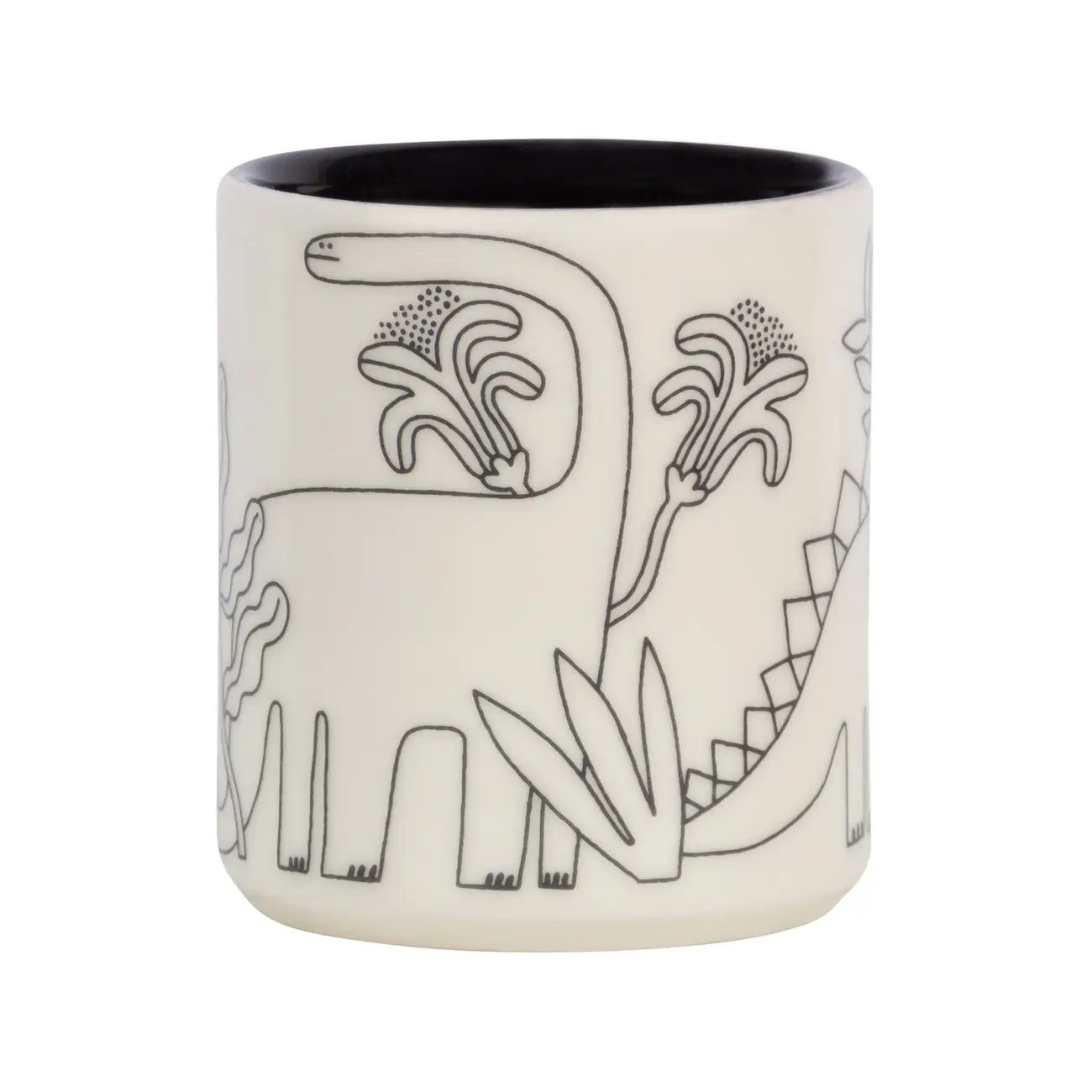 CANECA 270 ML BENTOSSAURO - OFF WHITE/PRETO - Foto 3