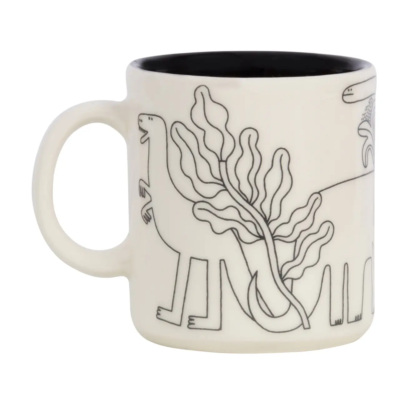 CANECA 270 ML BENTOSSAURO - OFF WHITE/PRETO - Foto 4