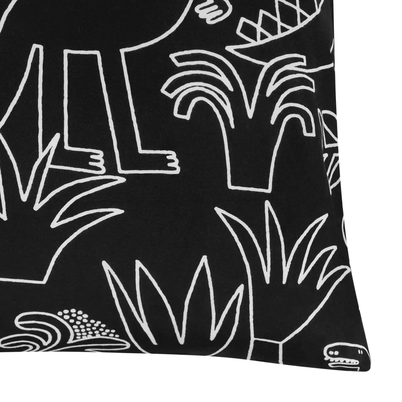 FRONHA 50 CM X 70 CM BENTOSSAURO - PRETO/ OFFWHITE - Foto 2