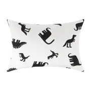 FRONHA 50 CM X 70 CM BENTOSSAURO DINOS - OFF WHITE/PRETO - Foto 1