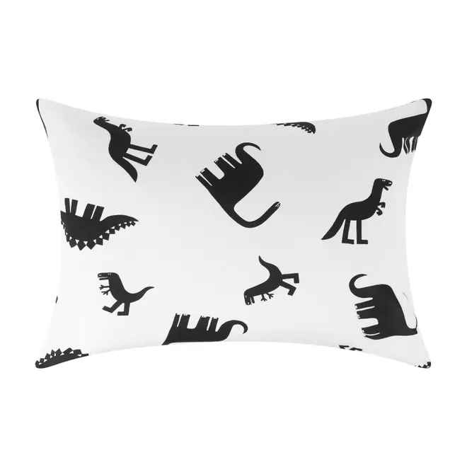 FRONHA 50 CM X 70 CM BENTOSSAURO DINOS - OFF WHITE/PRETO - Foto 1
