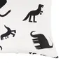 FRONHA 50 CM X 70 CM BENTOSSAURO DINOS - OFF WHITE/PRETO - Foto 2