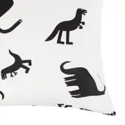 FRONHA 50 CM X 70 CM BENTOSSAURO DINOS - OFF WHITE/PRETO - Foto 2
