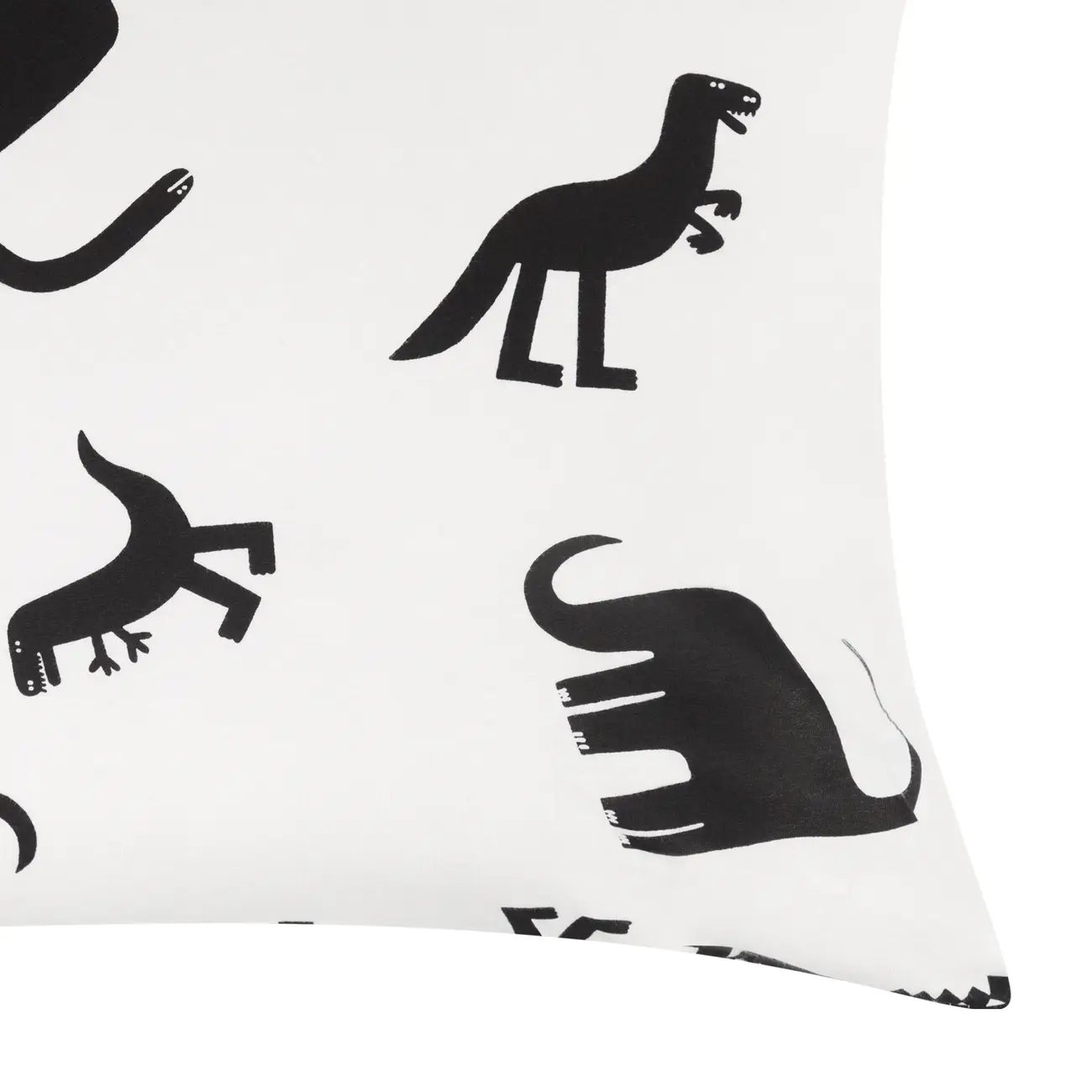 FRONHA 50 CM X 70 CM BENTOSSAURO DINOS - OFF WHITE/PRETO - Foto 2