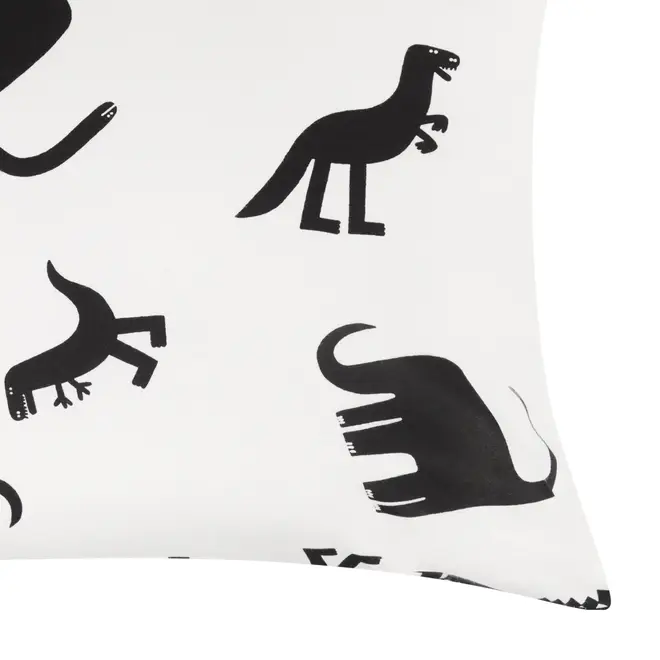 FRONHA 50 CM X 70 CM BENTOSSAURO DINOS - OFF WHITE/PRETO - Foto 2