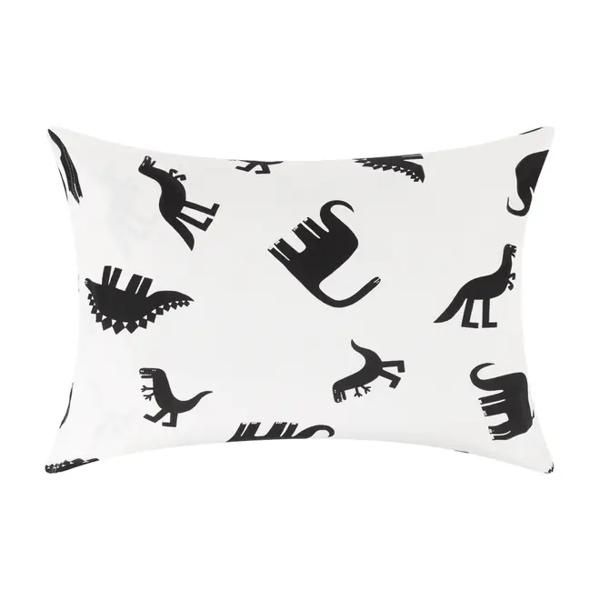 FRONHA 50 CM X 70 CM BENTOSSAURO DINOS - OFF WHITE/PRETO - Foto 3