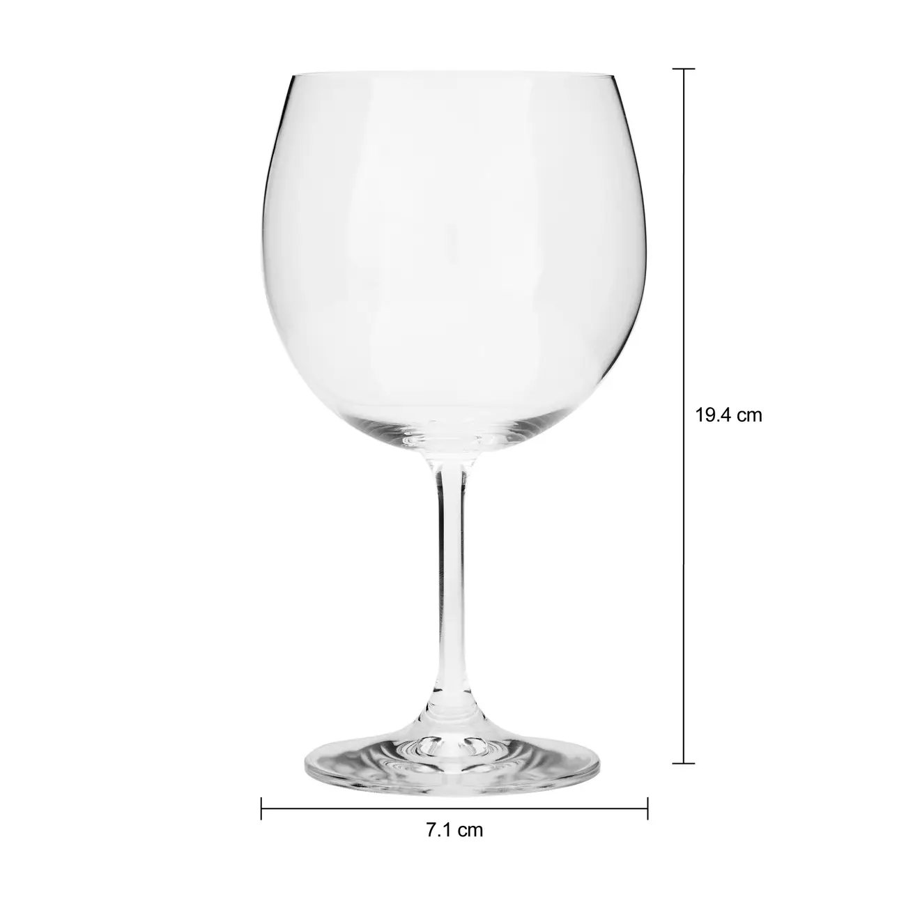 TAÇA GIN BORGONHA 600 ML COM 6 CRISTALIUM TITAN - INCOLOR - Foto 3