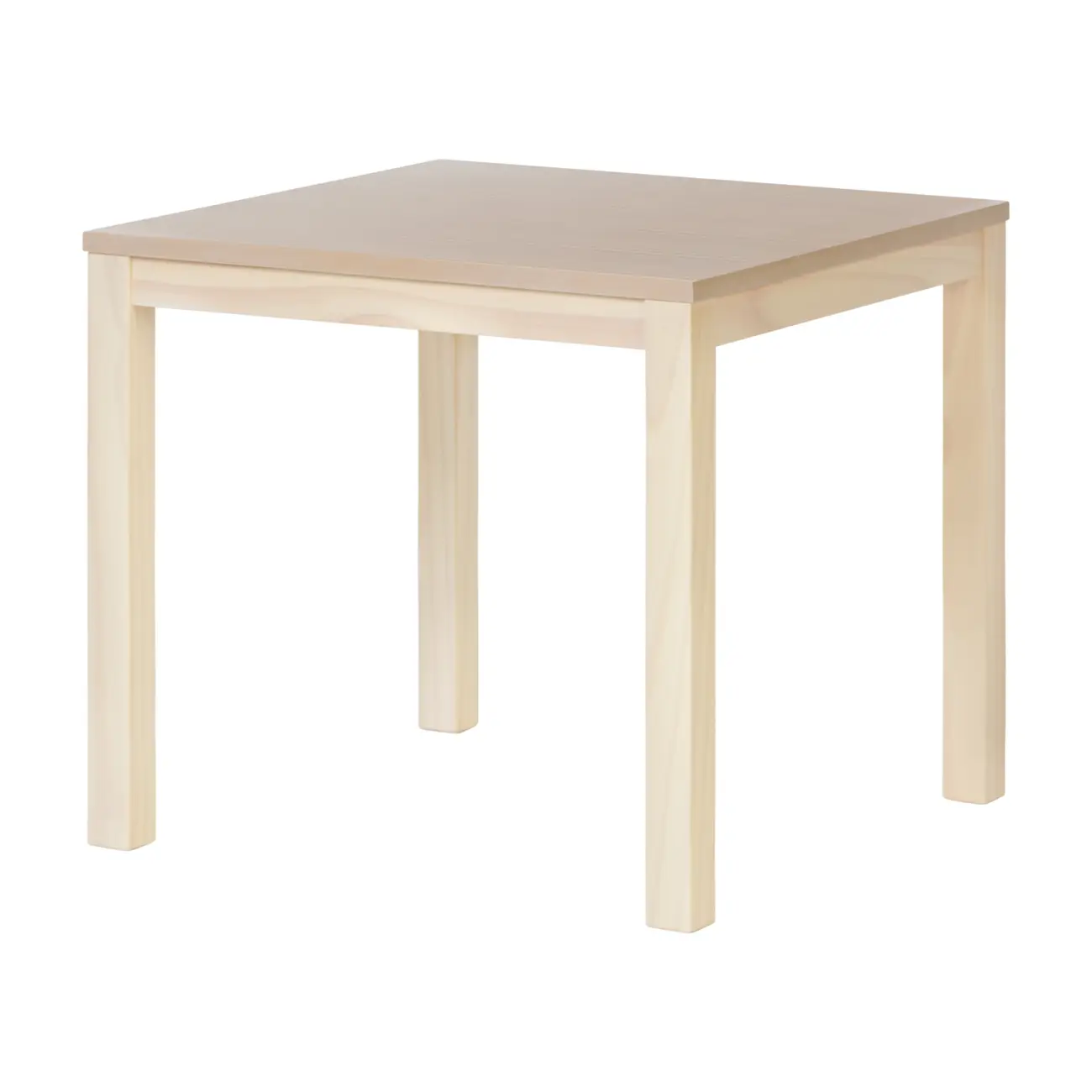 TRAÇO MESA INFANTIL 55 CM X 55 CM - NATURAL WASHED - Foto 2