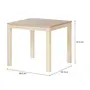 TRAÇO MESA INFANTIL 55 CM X 55 CM - NATURAL WASHED - Foto 3
