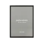 PORTA-RETRATO 15 CM X 20 CM MINIMALIST - PRETO - Foto 1