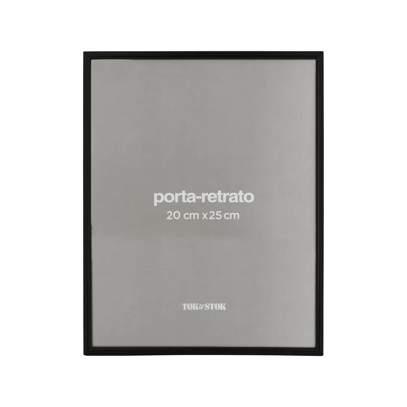 PORTA-RETRATO 20 CM X 25 CM MINIMALIST - PRETO - Foto 1