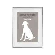 PORTA-RETRATO 10 CM X 15 CM FOCCO - PRATA - Foto 1