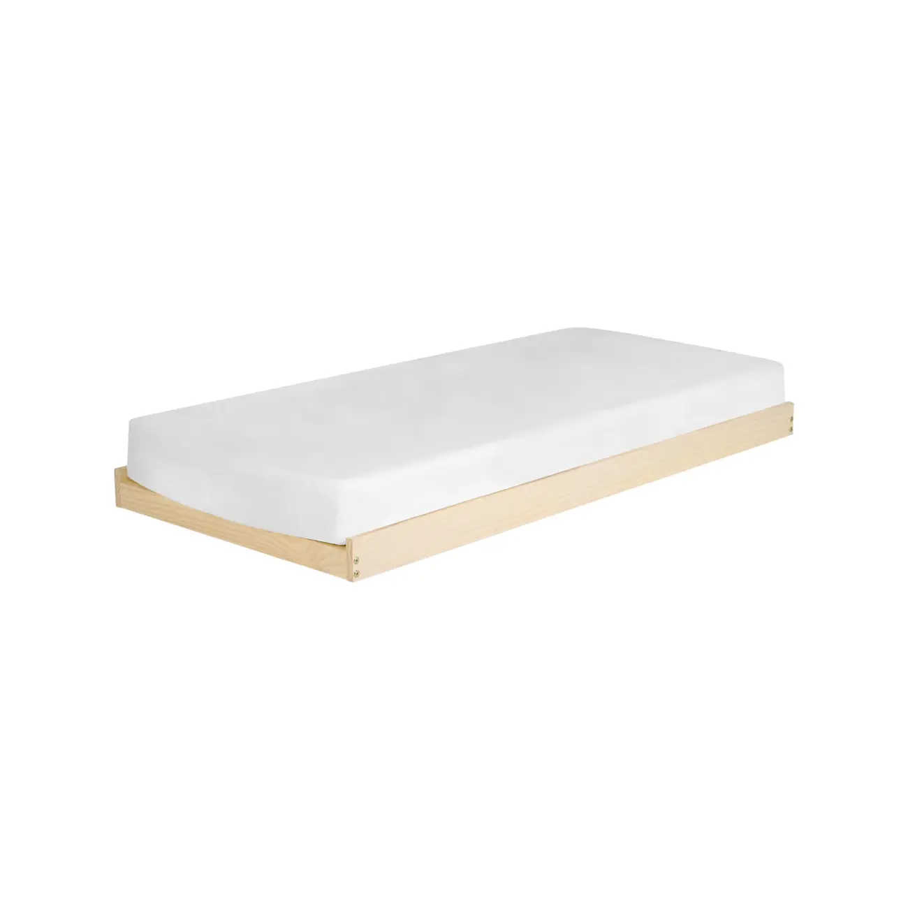 TENDINHA/ESCONDE-ESCONDE CAMA SOLTEIRO INFERIOR 78 CM - NATURAL WASHED - Foto 1
