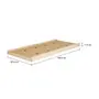 TENDINHA/ESCONDE-ESCONDE CAMA SOLTEIRO INFERIOR 78 CM - NATURAL WASHED - Foto 7