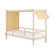 TENDINHA CAMA SOLTEIRO 78 CM - NATURAL WASHED/MULTICOR - Foto 3