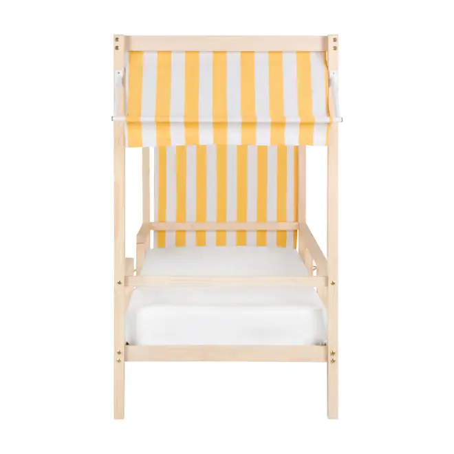 TENDINHA CAMA SOLTEIRO 78 CM - NATURAL WASHED/MULTICOR - Foto 4