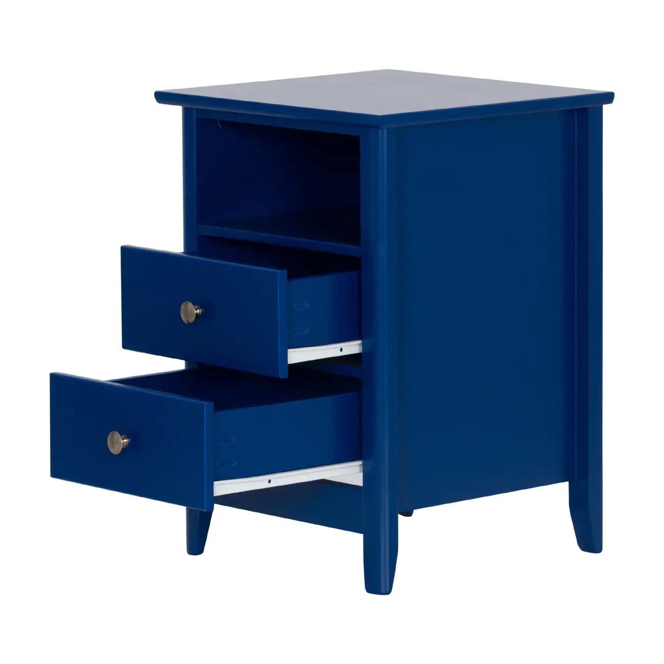 MESA DE CABECEIRA 2 GAVETAS DEVON - AZUL - Foto 3