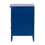 MESA DE CABECEIRA 2 GAVETAS DEVON - AZUL - Foto 4