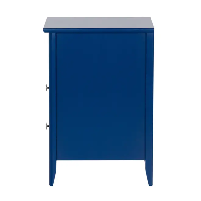 MESA DE CABECEIRA 2 GAVETAS DEVON - AZUL - Foto 4