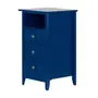 MESA DE CABECEIRA ALTA 3 GAVETAS DEVON - AZUL - Foto 2