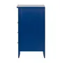 MESA DE CABECEIRA ALTA 3 GAVETAS DEVON - AZUL - Foto 4