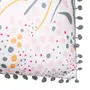 ALMOFADA 43 CM X 43 CM DELÍRIO DELÍCIA - ROSA ANTIQUE/AZUL CLARO - Foto 4