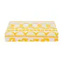 LENÇOL COM ELÁSTICO JR. 78 CM X 1,62 M X 18 CM FRÓ E FRÔ - AMARELO/ OFF WHITE - Foto 1